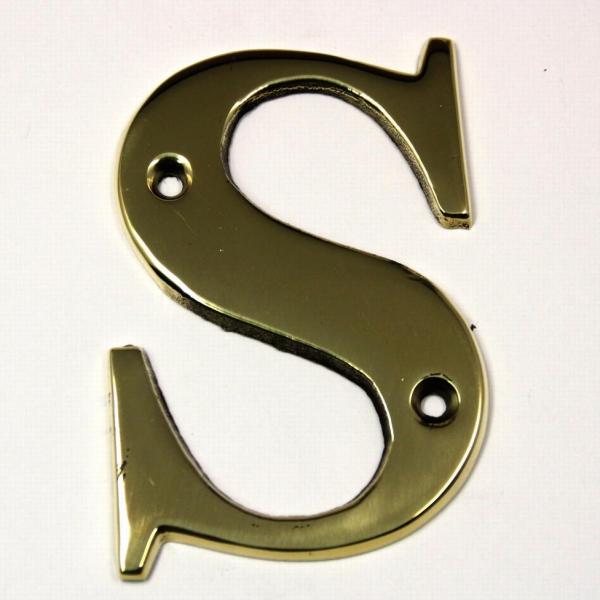 4997Messing_letter_4_cm_S