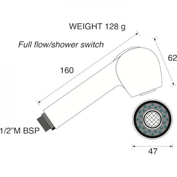5354Douchekop_160_mm