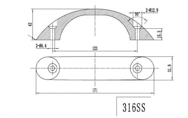 6660Handle_SS_170x40mm_2_screws_