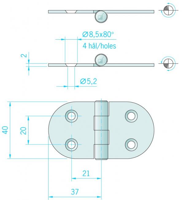 827__RVS_vlakscharnier_74x37_mm