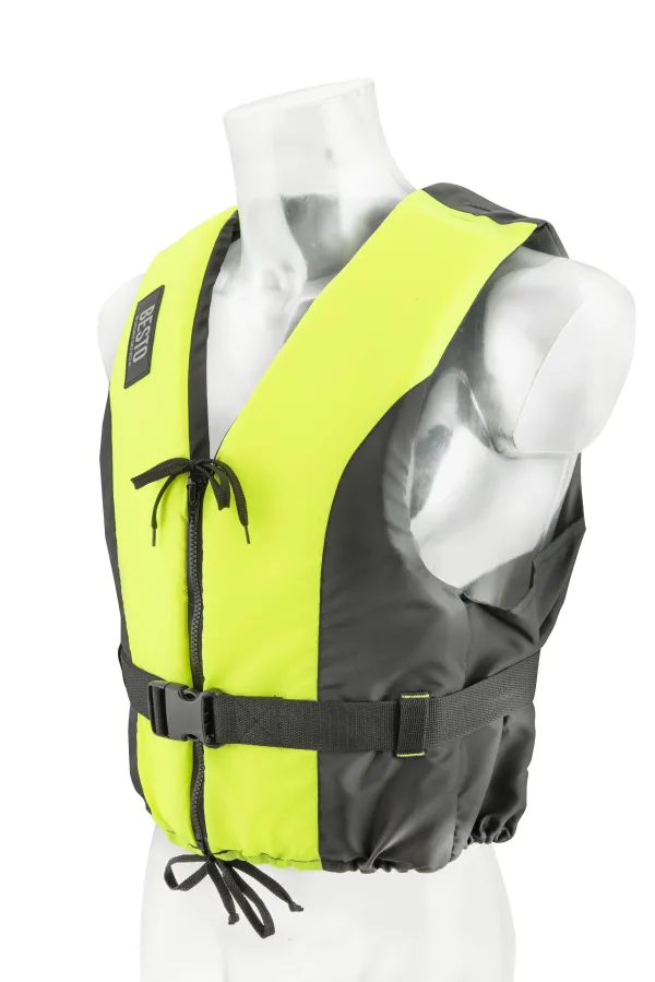 Besto_Dinghy_zipper_yellow_black_zwemvest_1