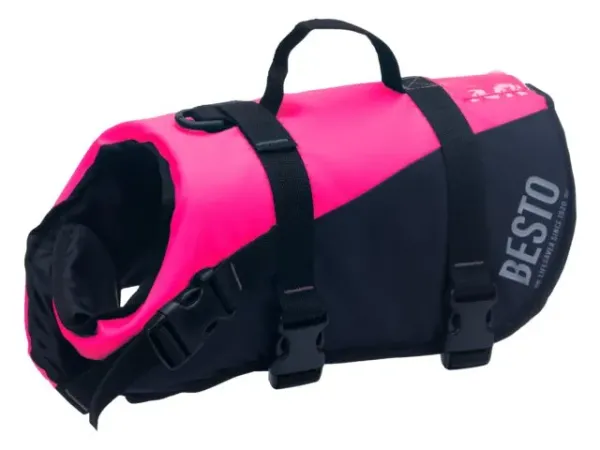 Besto_hondenvest_Black_pink