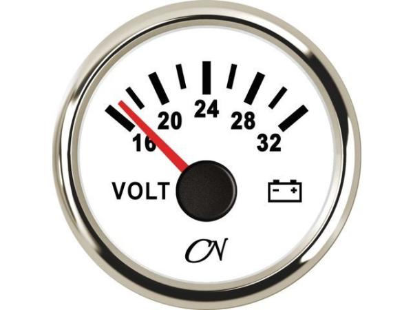 Voltmeter_analoog__Wit__Chroom__16___32_V