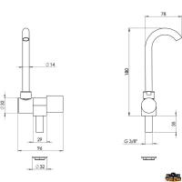allpa_Verchroomde_waterkraan__met_klapbare___draaibare_14mm_uitloop__aansluiting_3_8_1
